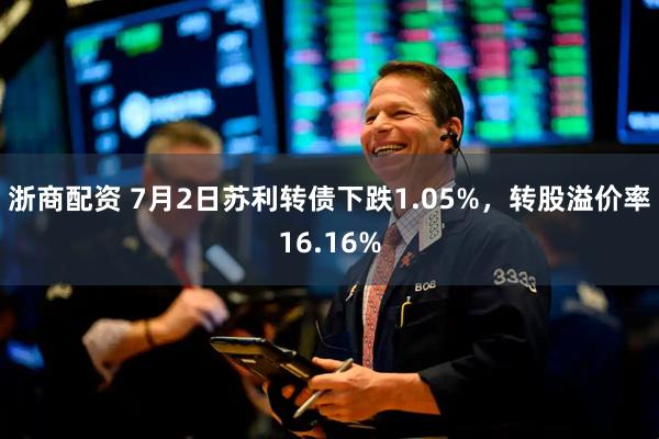 浙商配资 7月2日苏利转债下跌1.05%，转股溢价率16.16%
